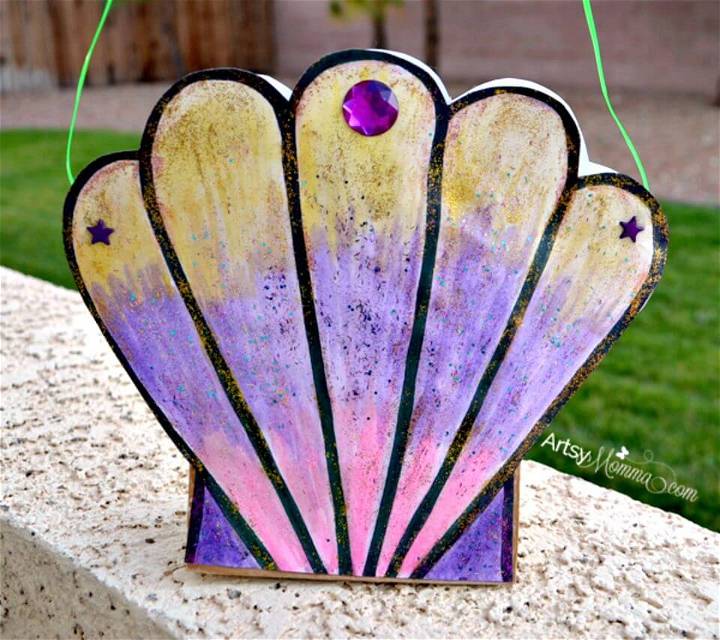 DIY Seashell Mermaid Purse Craft