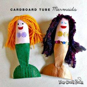 60 Easy Mermaid Crafts For Kids - DIY Crafts