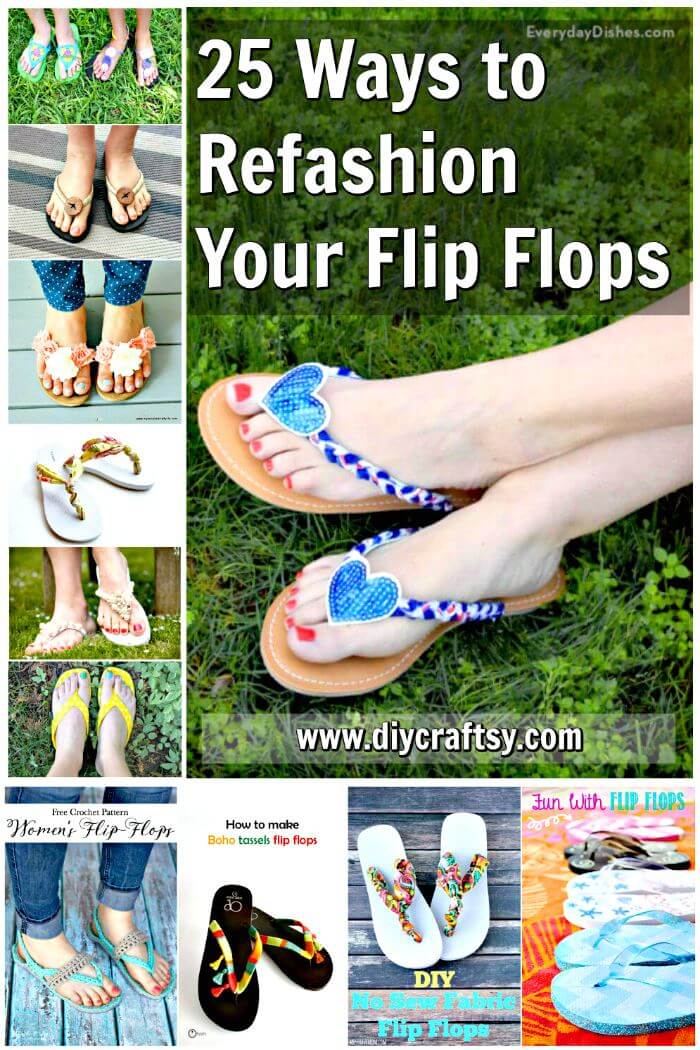 decorate your own flip flops