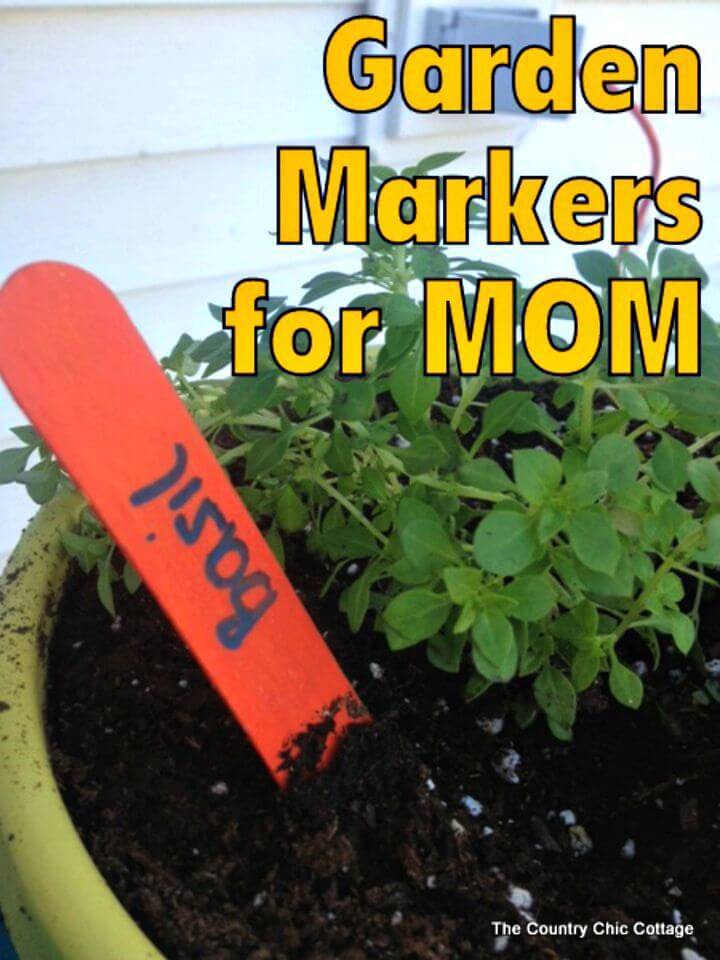 DIY Garden Plant Markers for Mother’s Day