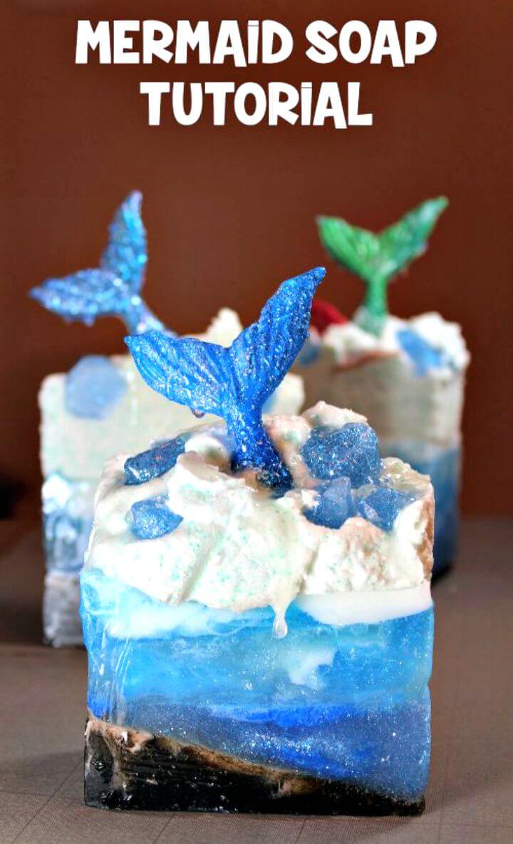 Adorable DIY Mermaid Soap Tutorial