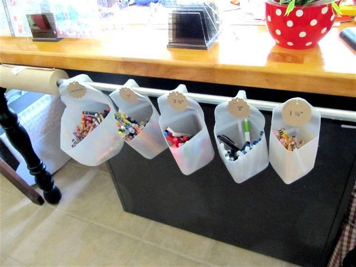 DIY Recycled Milk Cartons For Storage