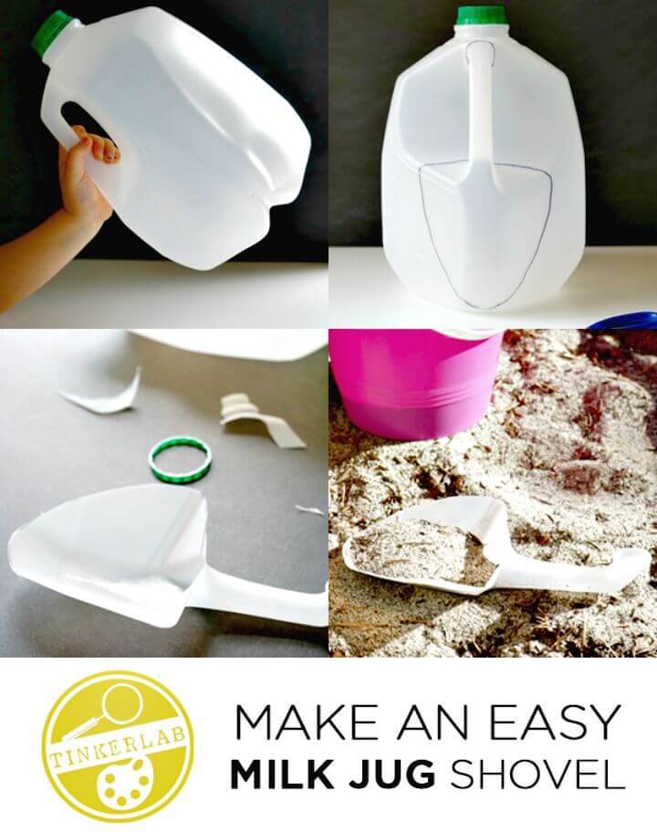 Make Your Own Milk Jug Shovel - DIY