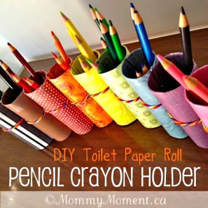 How to Make Pencil Crayon Holder