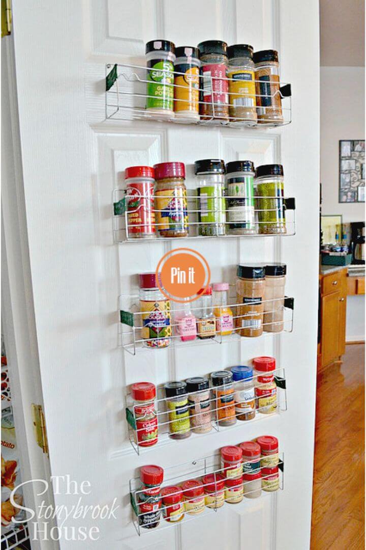 12 DIY Spice Rack Ideas to Update Your Kitchen ⋆ DIY Crafts