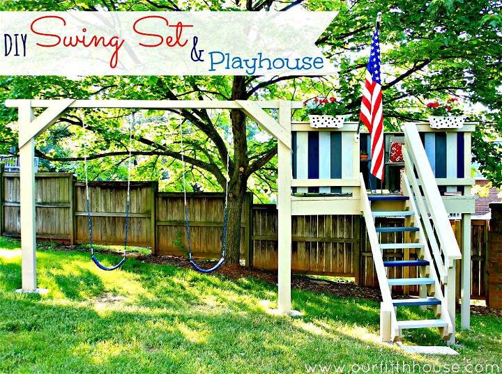 Building a Swing Set and Playhouse
