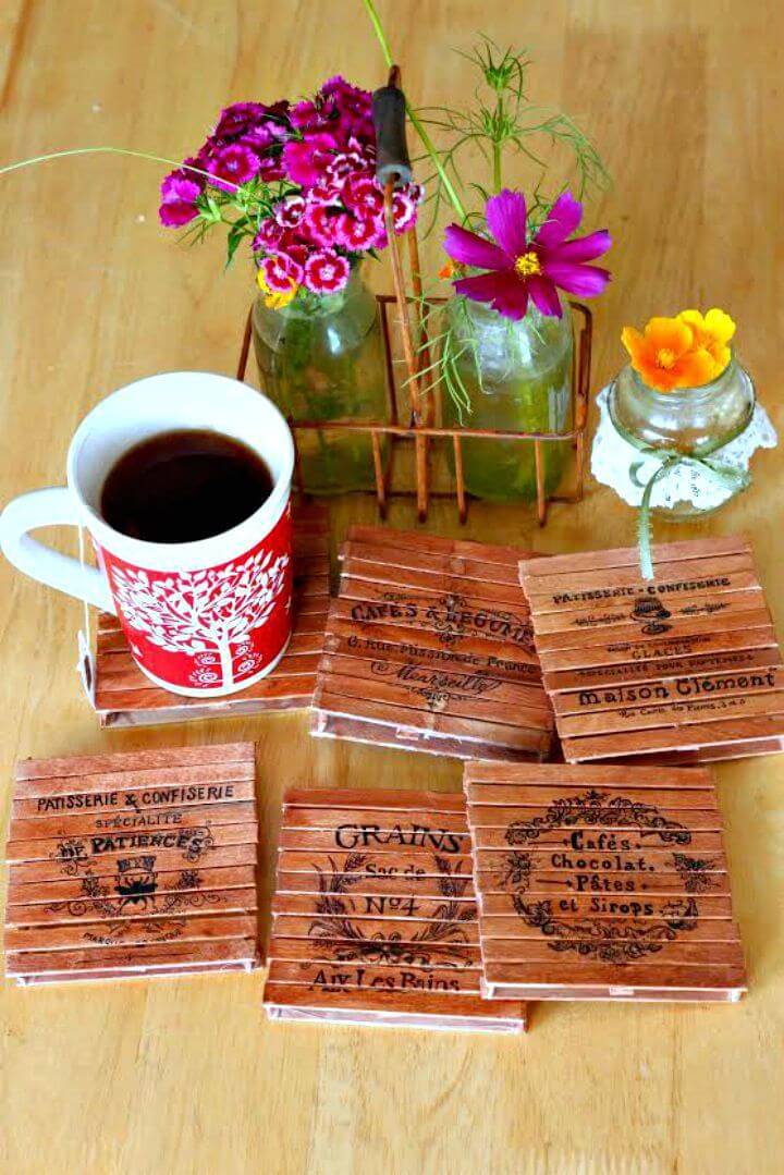 How To Make Pretty Pallet Coasters