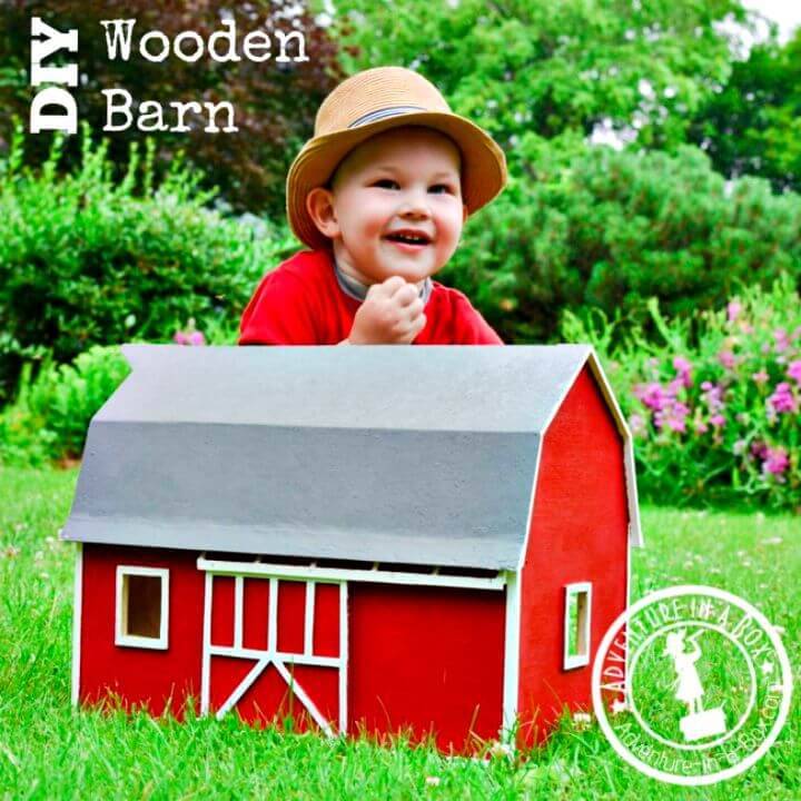 DIY Toy Wooden Barn