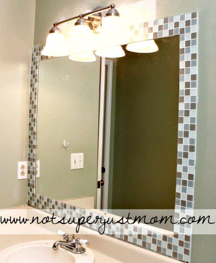 How To Mosaic Tile A Mirror