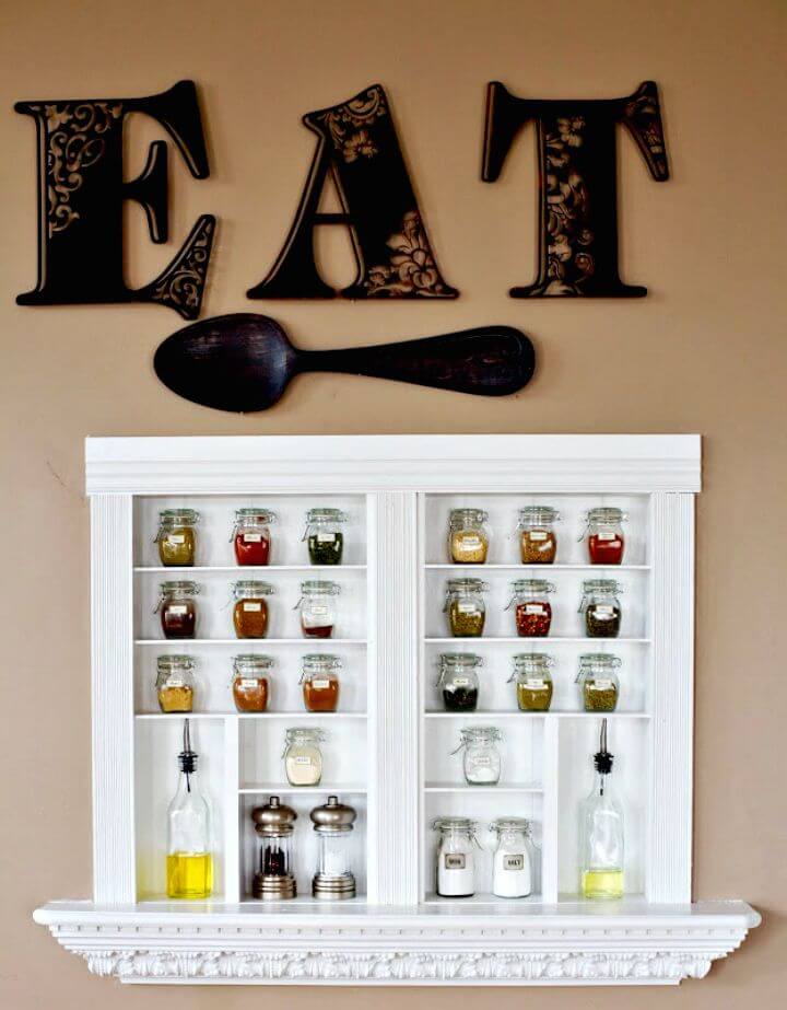 How to Build Spice Shelves - DIY Storage Ideas 