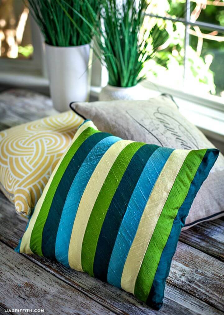 How to Make a Silk Ribbon Pillow