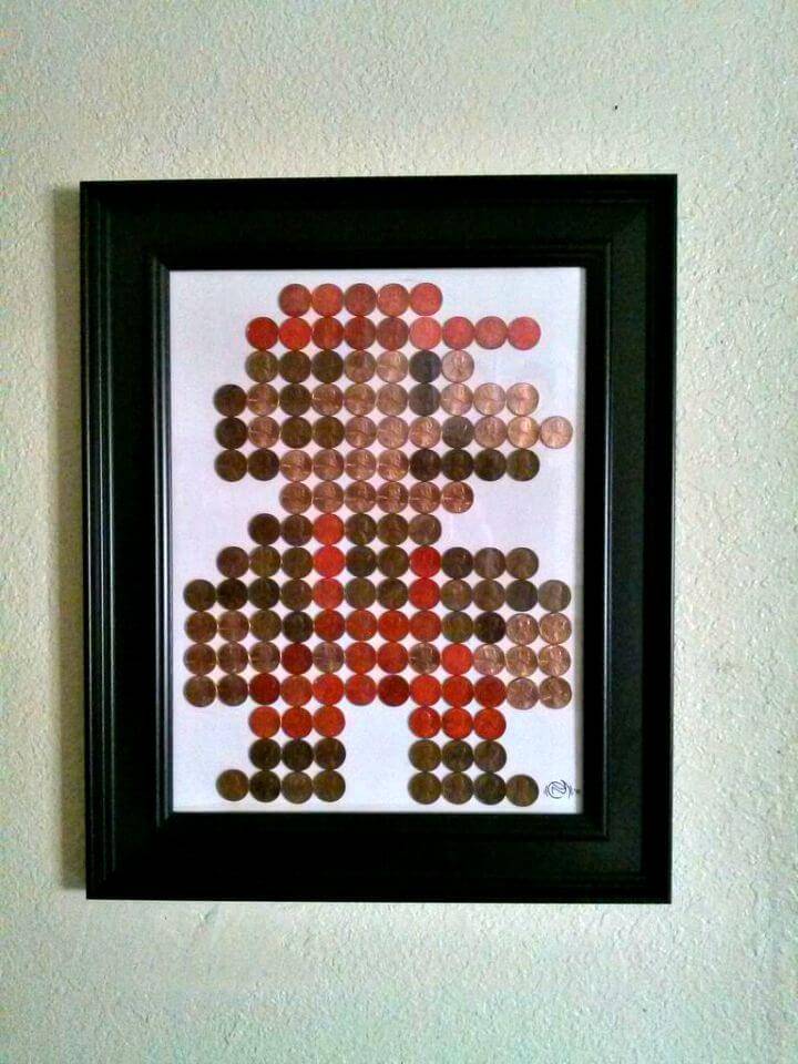 DIY Penny Mario Pixel Art