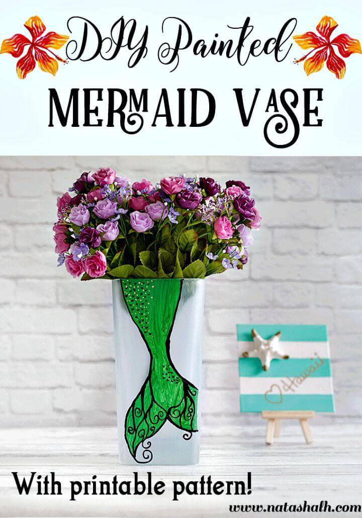 Super Easy DIY Mermaid Vase