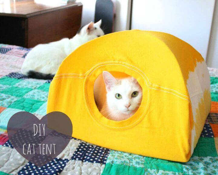 Cat Tent from Old T-shirt