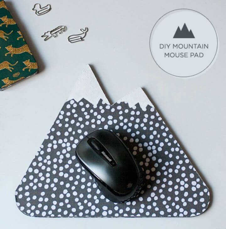 DIY Mountain Mouse Pad