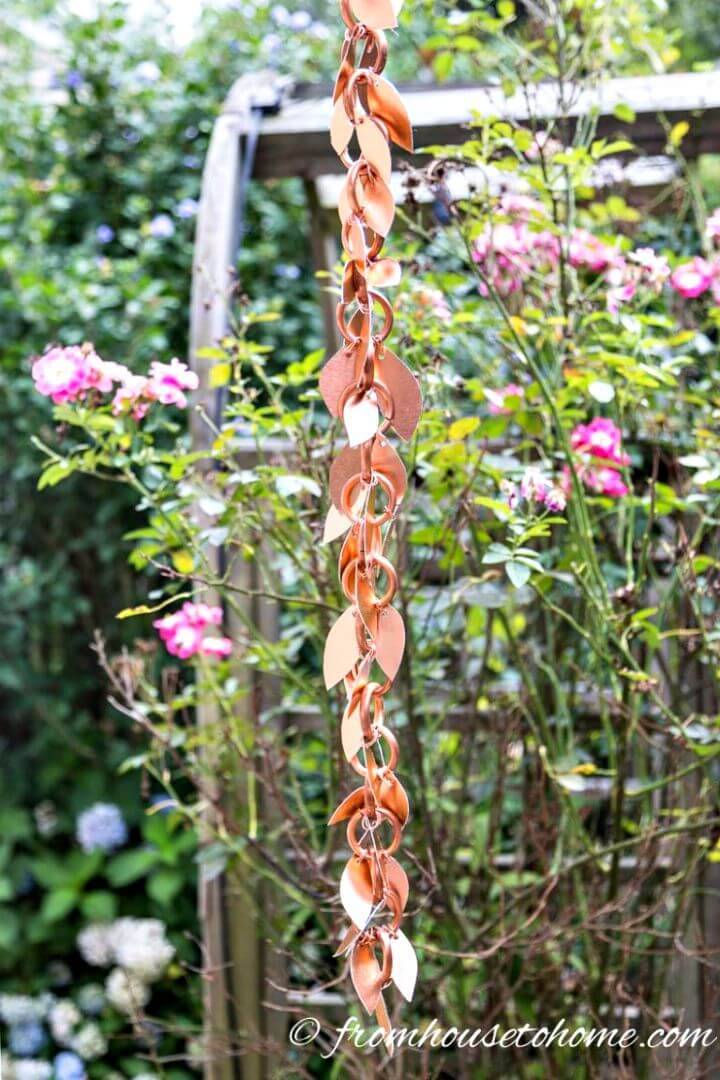 Stunning DIY Copper Rain Chain