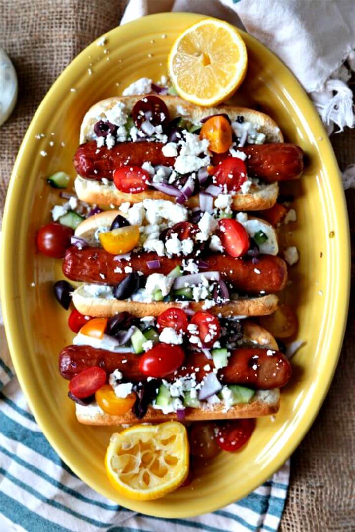 Greek Hot Dog Recipe