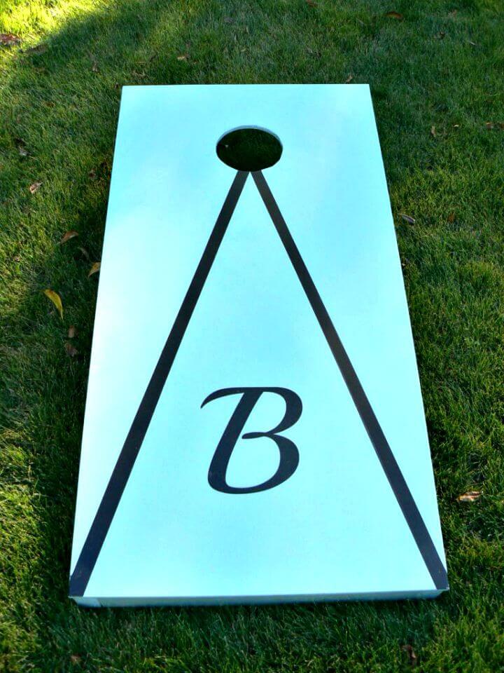 Simple and Easy DIY Cornhole Boards