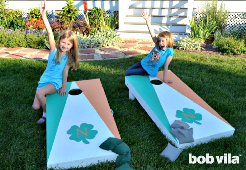Easy DIY Cornhole Set For Kids