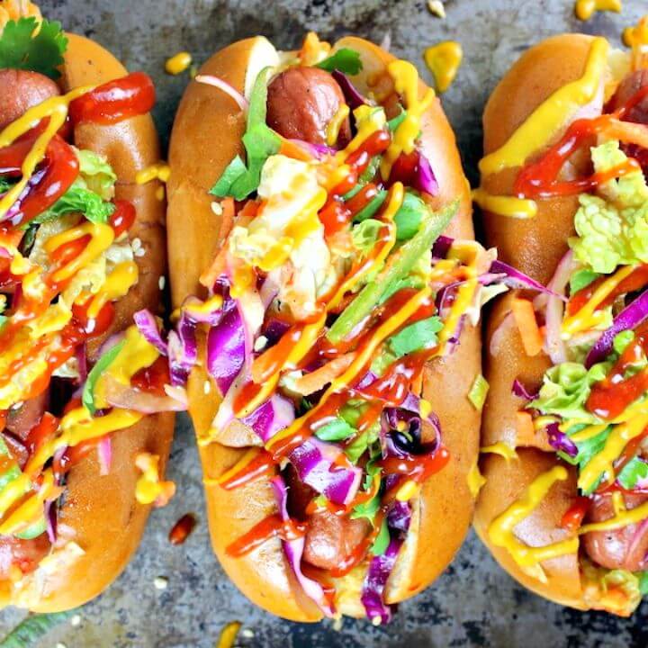 Korean Slaw Hot Dog Recipe