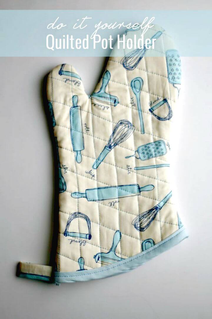 Easy DIY Quilted Pot Holder