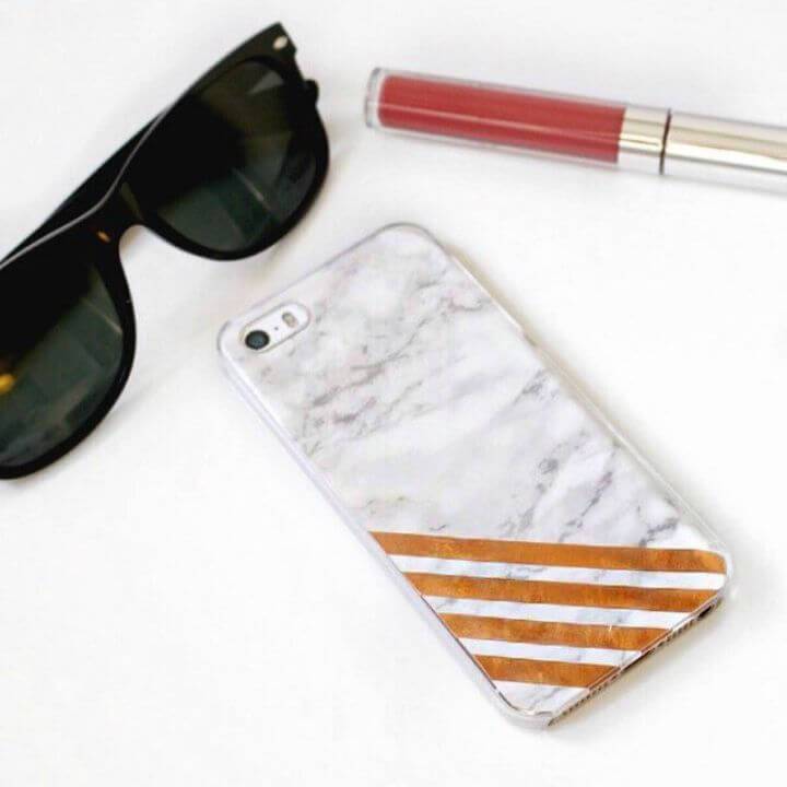 Make a Copper and Marble Phone Case Tutorial