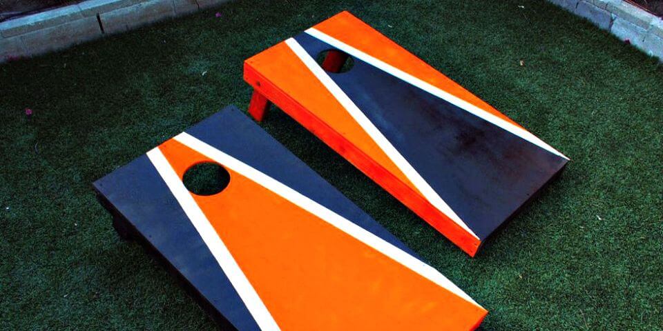 Easy DIY Cornhole Boards For Outdoor Summer Game