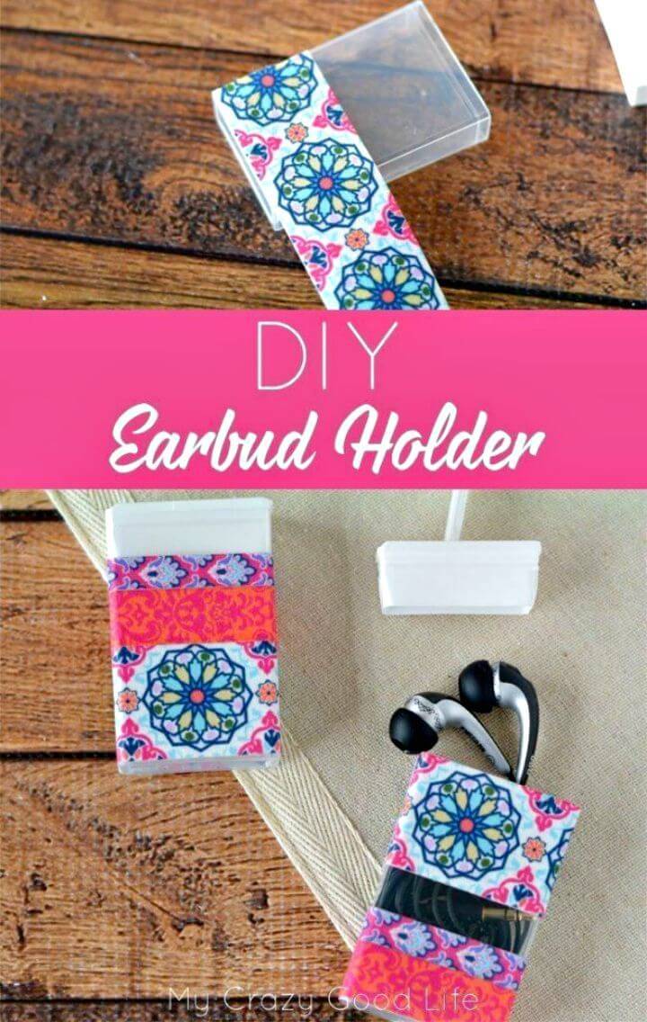 DIY Earbud Holder from Tic Tac Containers
