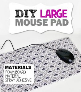 20 Homemade DIY Mouse Pad Ideas - DIY Crafts