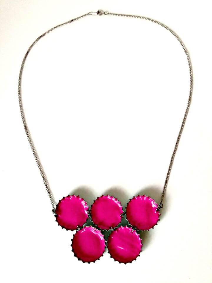 DIY Upcycled Neon Necklace