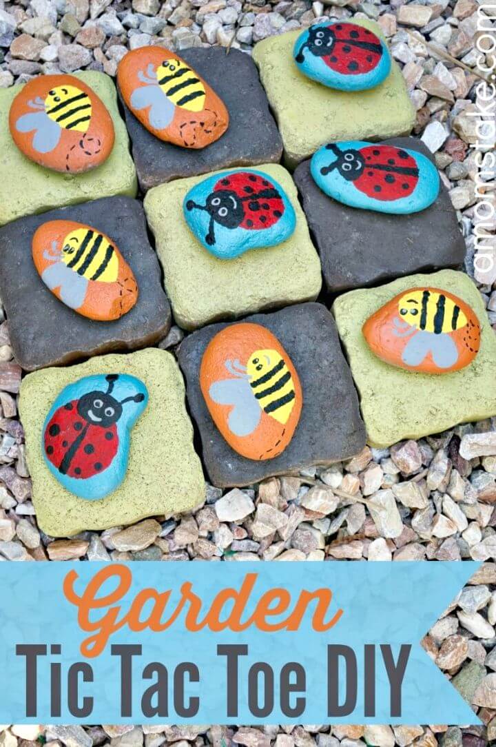 DIY Garden Tic Tac Toe - DIY Game Projects