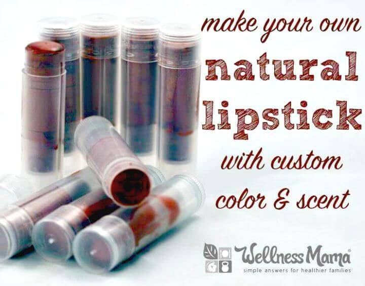 Natural Shimmer Lipstick Recipe - DIY