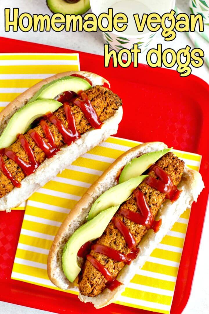 Homemade Vegan Hot Dogs Recipe