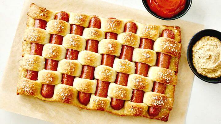 Fun and Easy Weave Of Hot Dogs Recipe