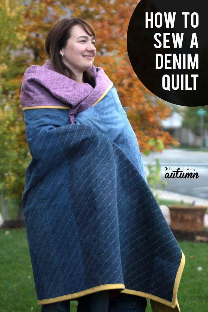 How to Sew Denim Quilt