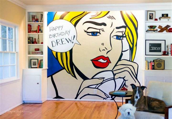 How To DIY Large Scale Wall Pop Art