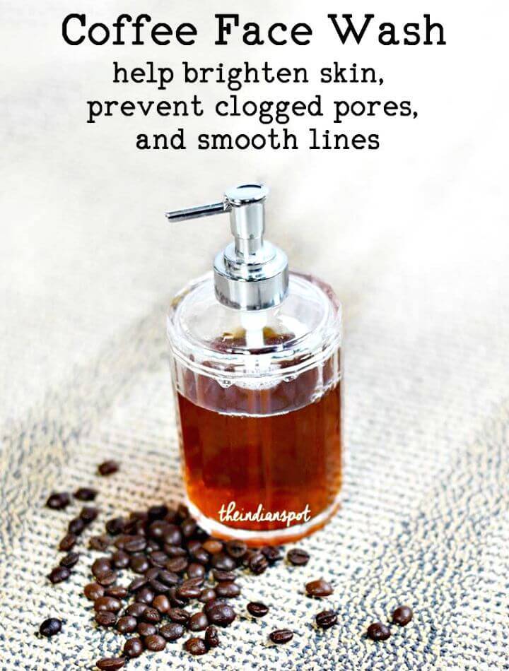 How To Make Coffee Face Wash Recipe - DIY