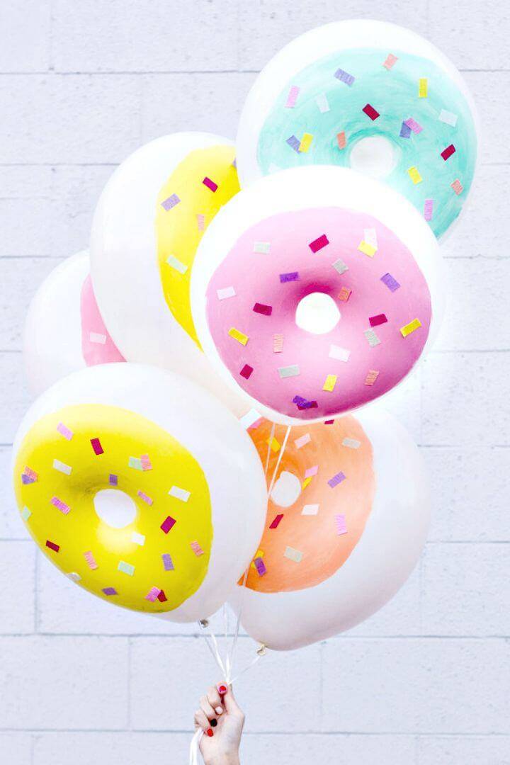 How To Make Donuts Balloons