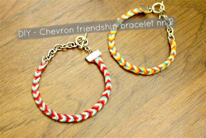 DIY Chevron Friendship Bracelet