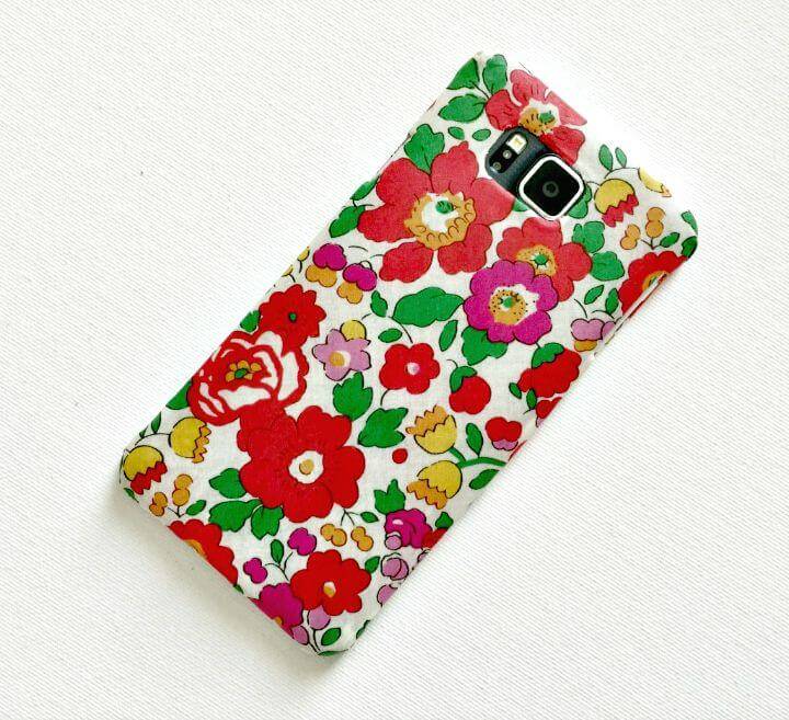 Make Fabric Covered Phone Case