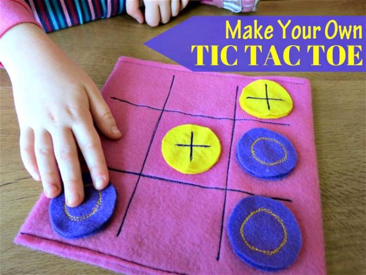 DIY Felt Tic Tac Toe Game