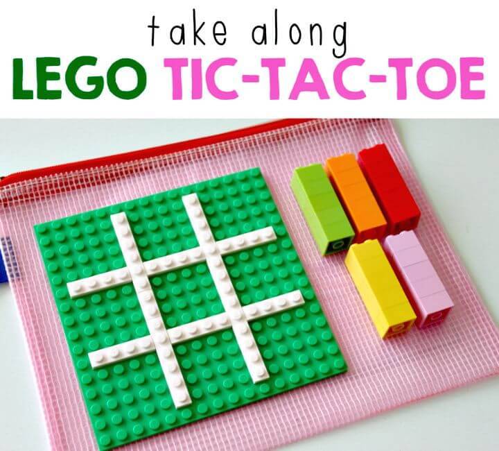 How to Make Lego Tic-Tac-Toe Game - DIY