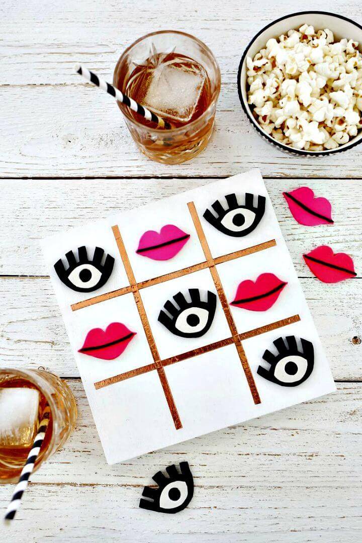 How to DIY Tabletop Tic Tac Toe 