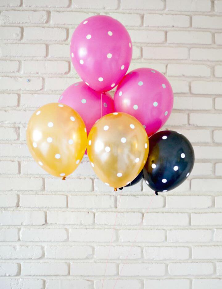 Quick and Easy Polka Dot Balloons