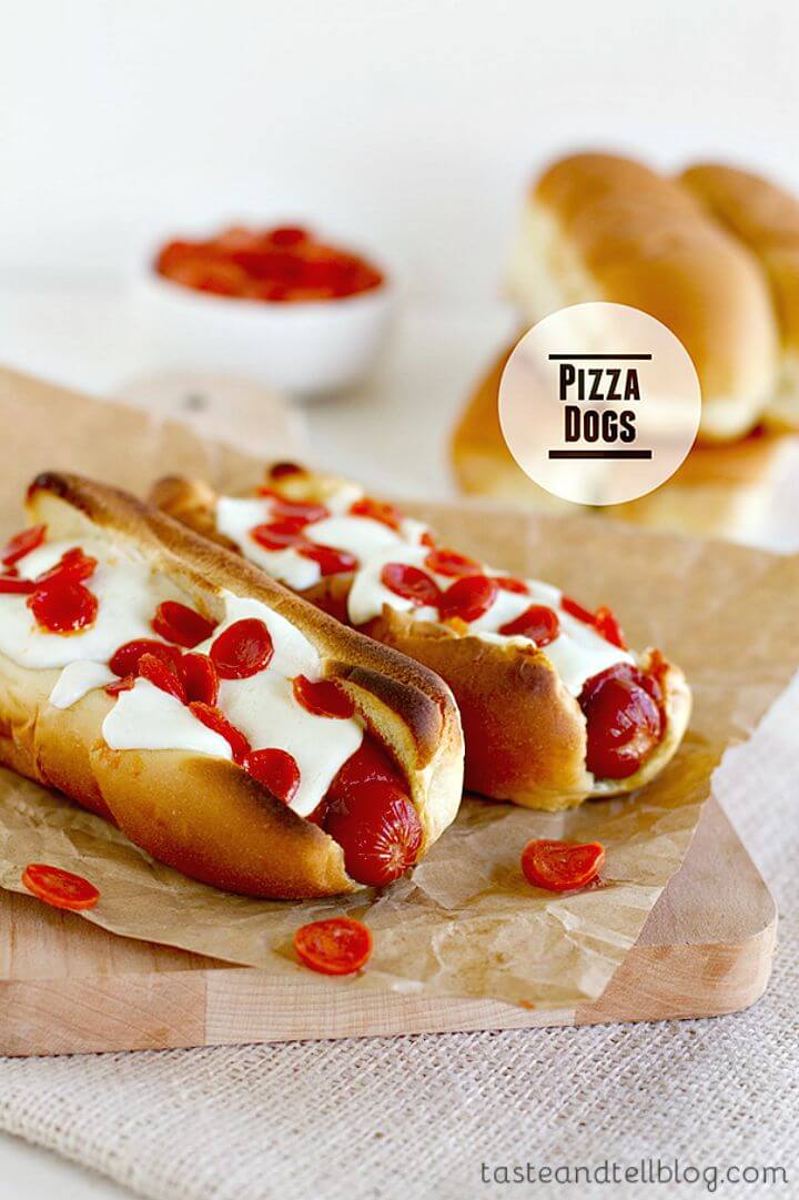 Super Adorable Pizza Dogs Recipe - DIY