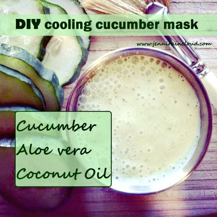 Simple Cooling Cucumber Mask - DIY