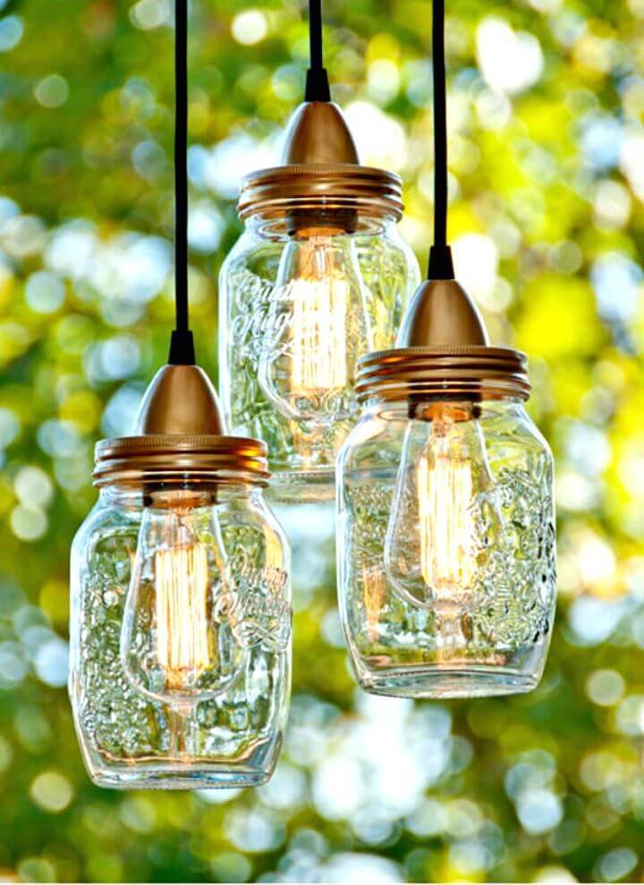 Old Jars to Functional Pendant Lamps