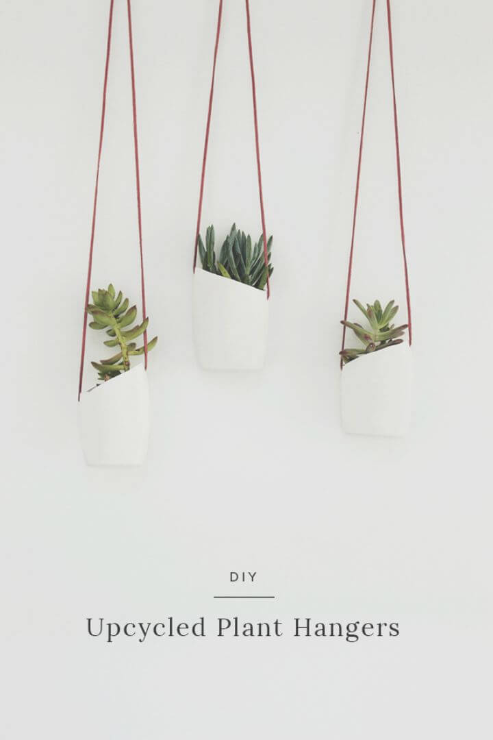 DIY Upcycled Plant Hangers