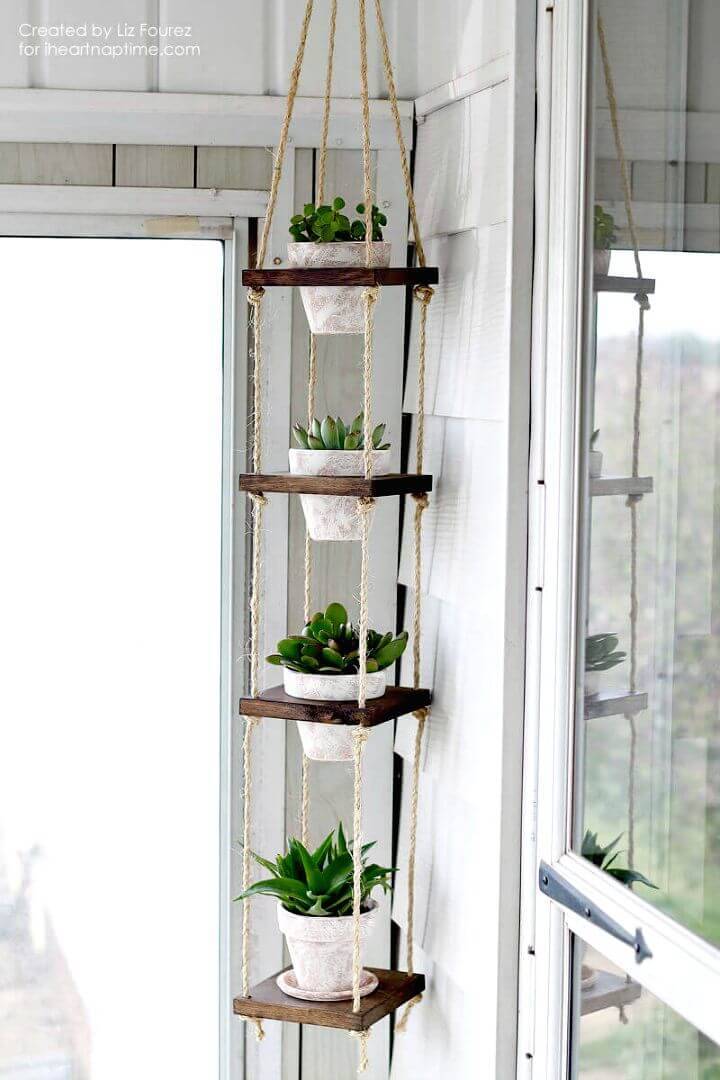 How to Create Vertical Plant Hanger - DIY