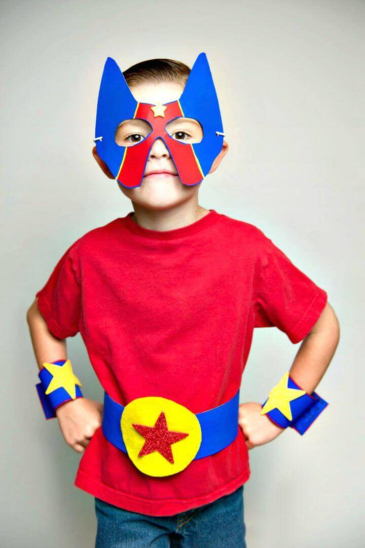 Superhero Party Cereal Box Costume